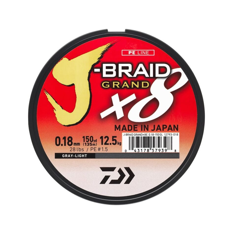 Daiwa JB Grand 8B 135m Grey İp Misina