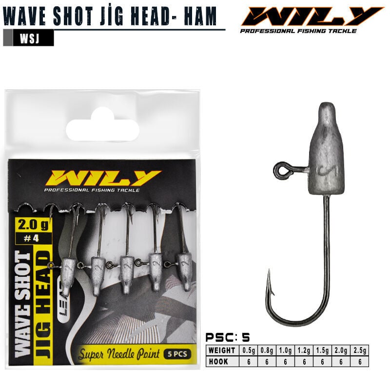 Wily Wave Shot Jighead