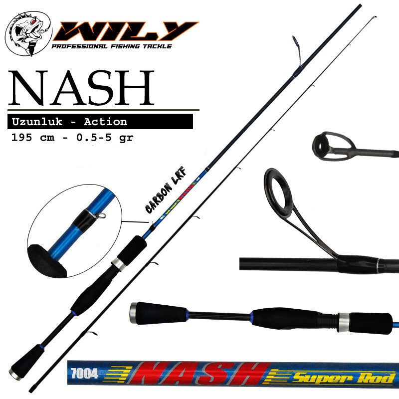 Wily Nash 195 cm 0.5-5 gr LRF Kamışı