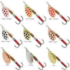 Mepps Aglia Olta Kaşığı Beyaz/Kırmızı No: 2