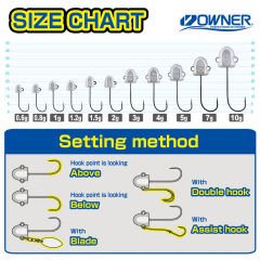 Cultiva 12343 JH-70 Wangan Pro Head Jighead