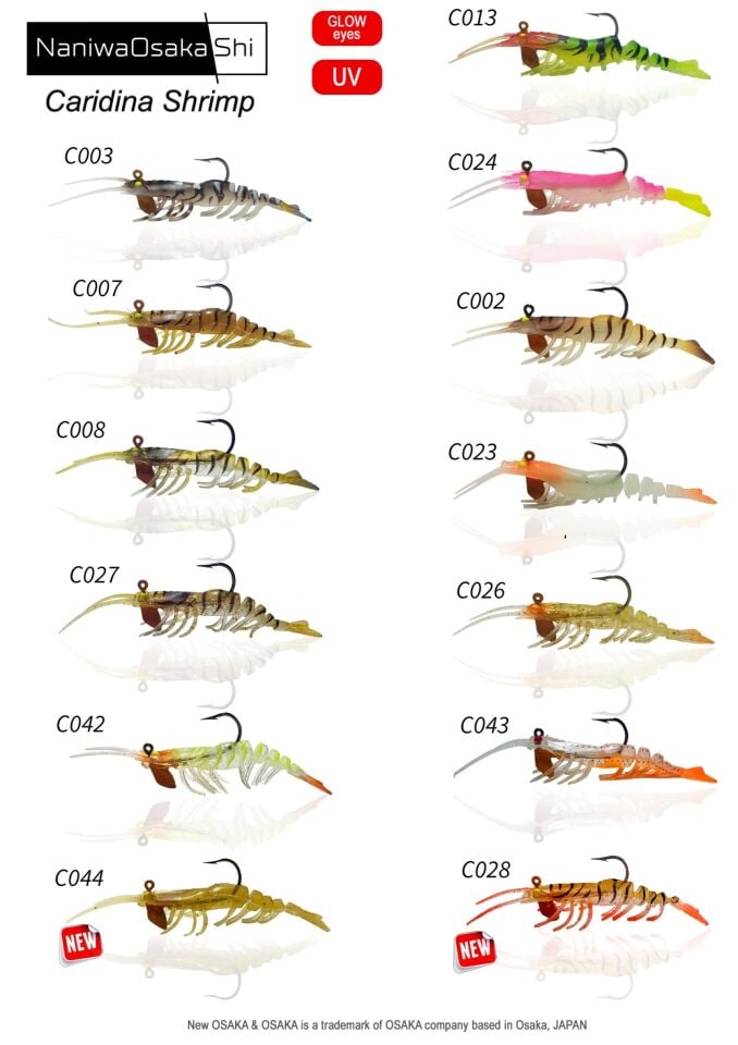 NaniwaOsakaShi Caridina Shrimp 5 cm 3.5g Silikon Karides
