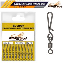 Portfish BL-3027 Hızlı Değişim Fırdöndüsü