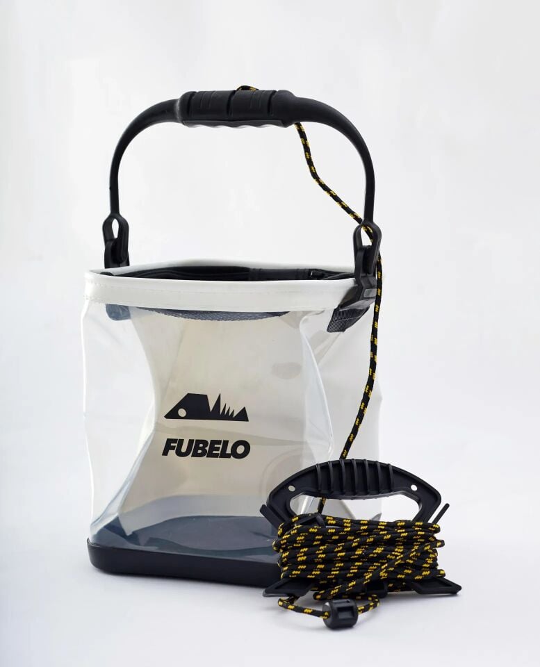 Fubelo Flar Katlanır Kova Beyaz