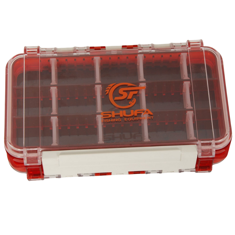 Shufa Contalı Kırmızı Çift Taraflı Eva+Silikon LRF Kutusu