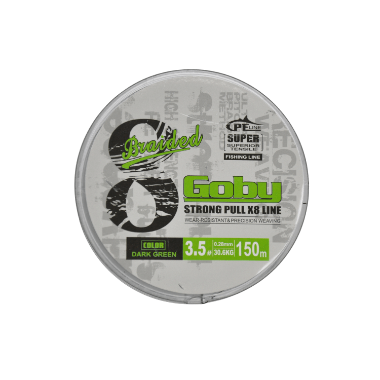 FishPro Goby 150m X8 Dark Green İp Misina