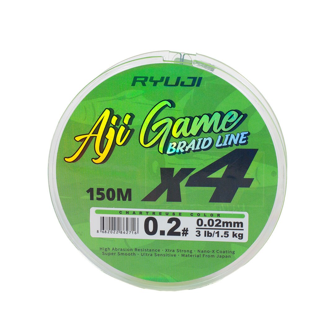 Ryuji Aji Game 4x 150 Mt Chartreuse İp Misina