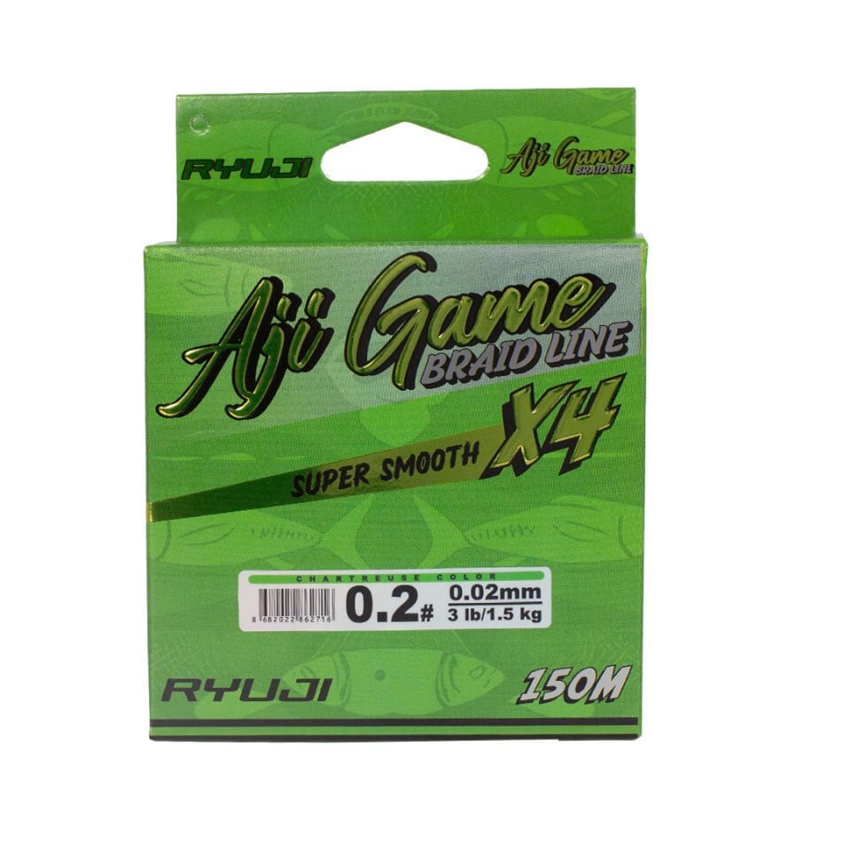 Ryuji Aji Game 4x 150 Mt Chartreuse İp Misina