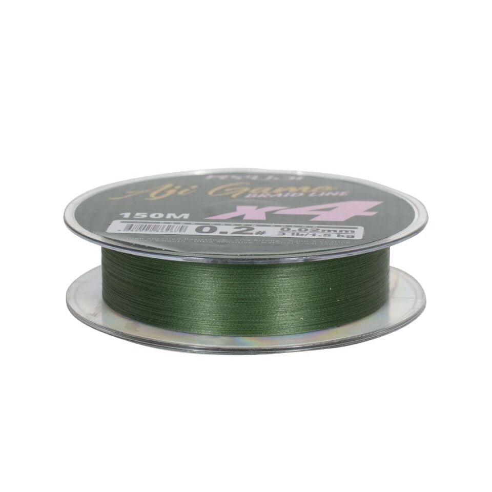 Ryuji Aji Game 4X, 150 mt, Dark Green İp Misina