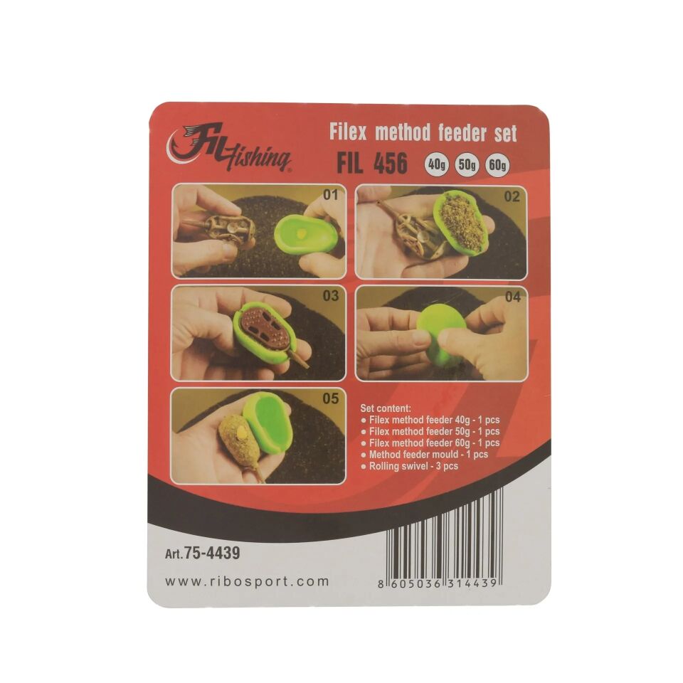 Filex Method Feeder Set Fil 456 40gr/50gr/60gr
