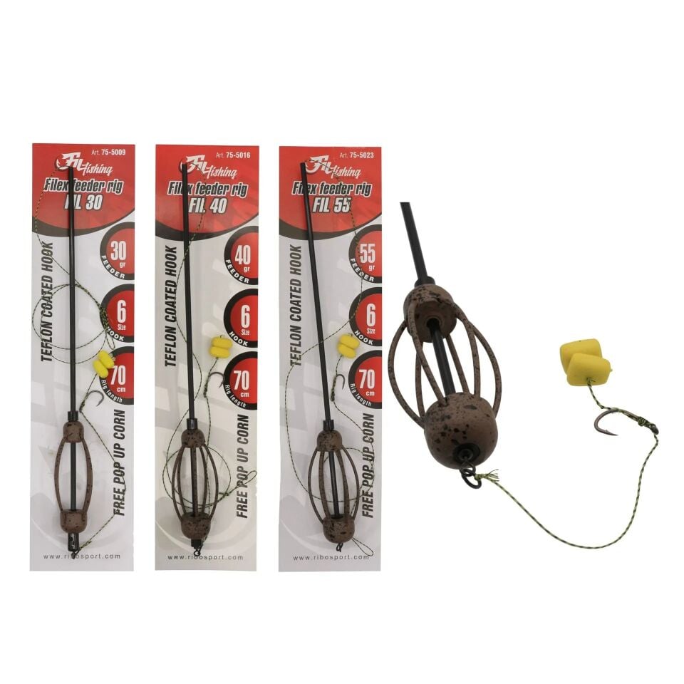 Fil Fishing Filex Feeder Rig Fil No 6 55 gr