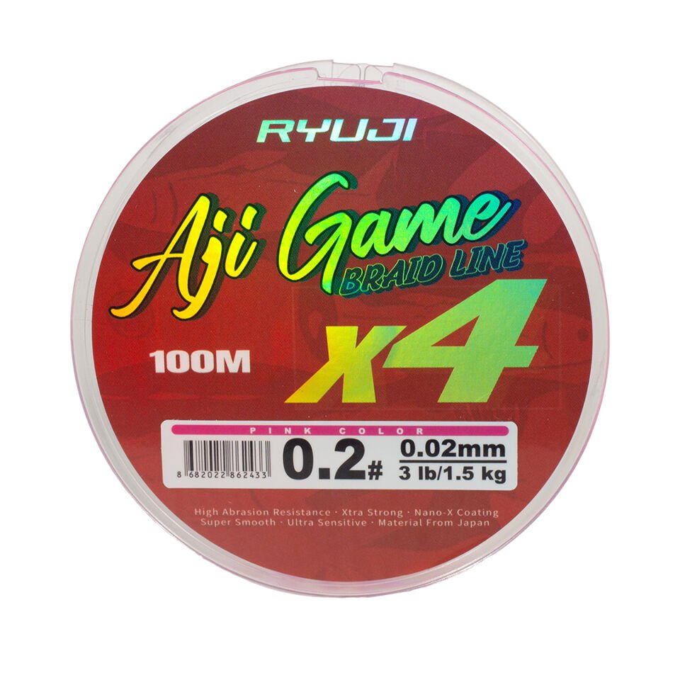 Ryuji Aji Game, 100m, Pink İp Misina