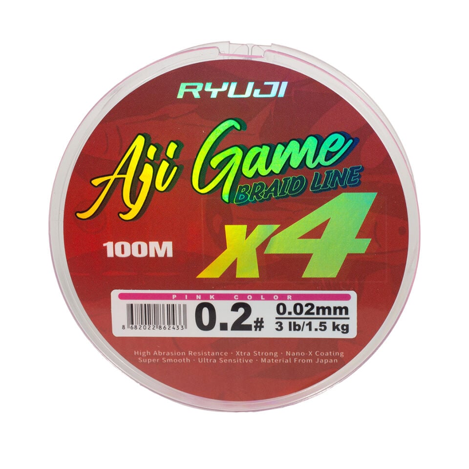 Ryuji Aji Game, 100m, Pink İp Misina