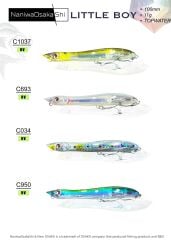 NaniwaOsakaShi Little Boy 10 cm 11gr Su Üstü Sahte Yem