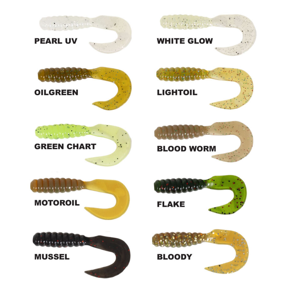 Ryuji Swim Worm 5.5cm TPR Kokulu Lrf Silikonu