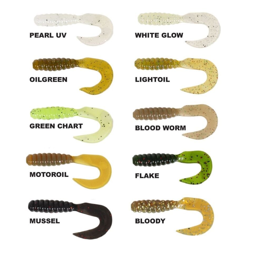 Ryuji Swim Worm 5.5cm TPR Kokulu Lrf Silikonu