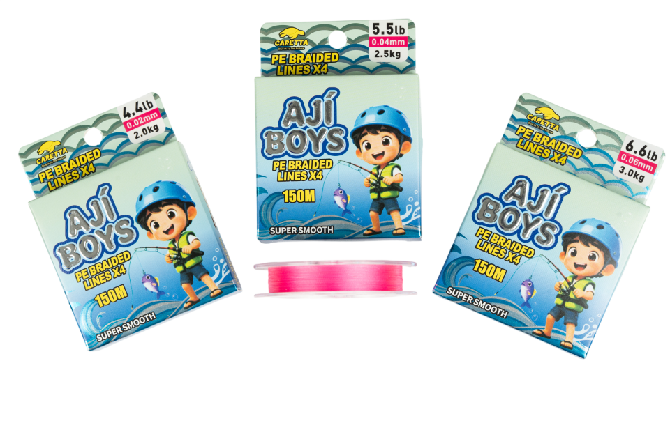 Caretta Aji Boys 4X 150 mt İp Misina Pink