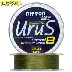 Nippon Urus 8X Braid 250 MT Moss Green