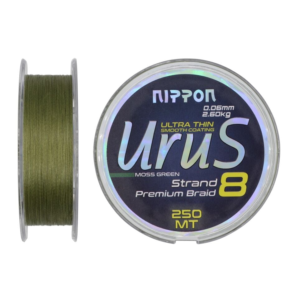 Nippon Urus 8X Braid 250 MT Moss Green