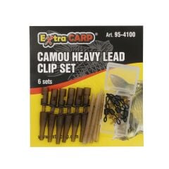 Extra Carp Camou Heavy Lead Clip Set