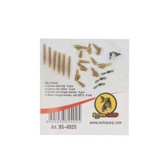 Extra Carp Camou Lead Clip Set 6 pcs
