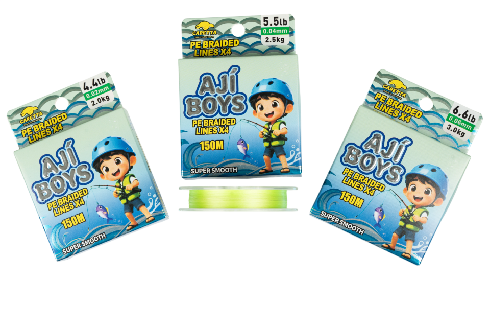 Caretta Aji Boys 4X 150 mt İp Misina Light Green