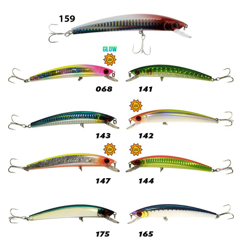 Fujin Crazy Minnow 110F 12gr Maket Balık
