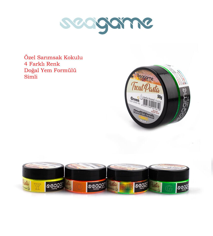 Seagame Trout Pasta Sarımsak Kokulu Alabalık Hamuru