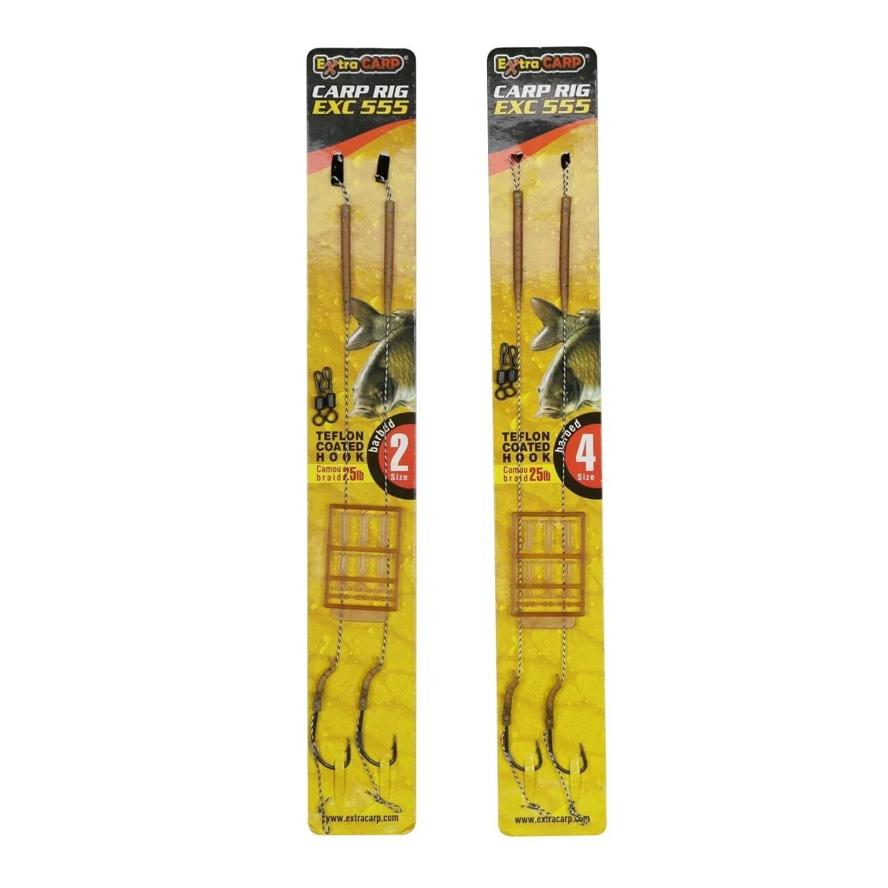 Extra Carp Exc 555 Sazan Boili Takımı Teflon İğneli 25lb
