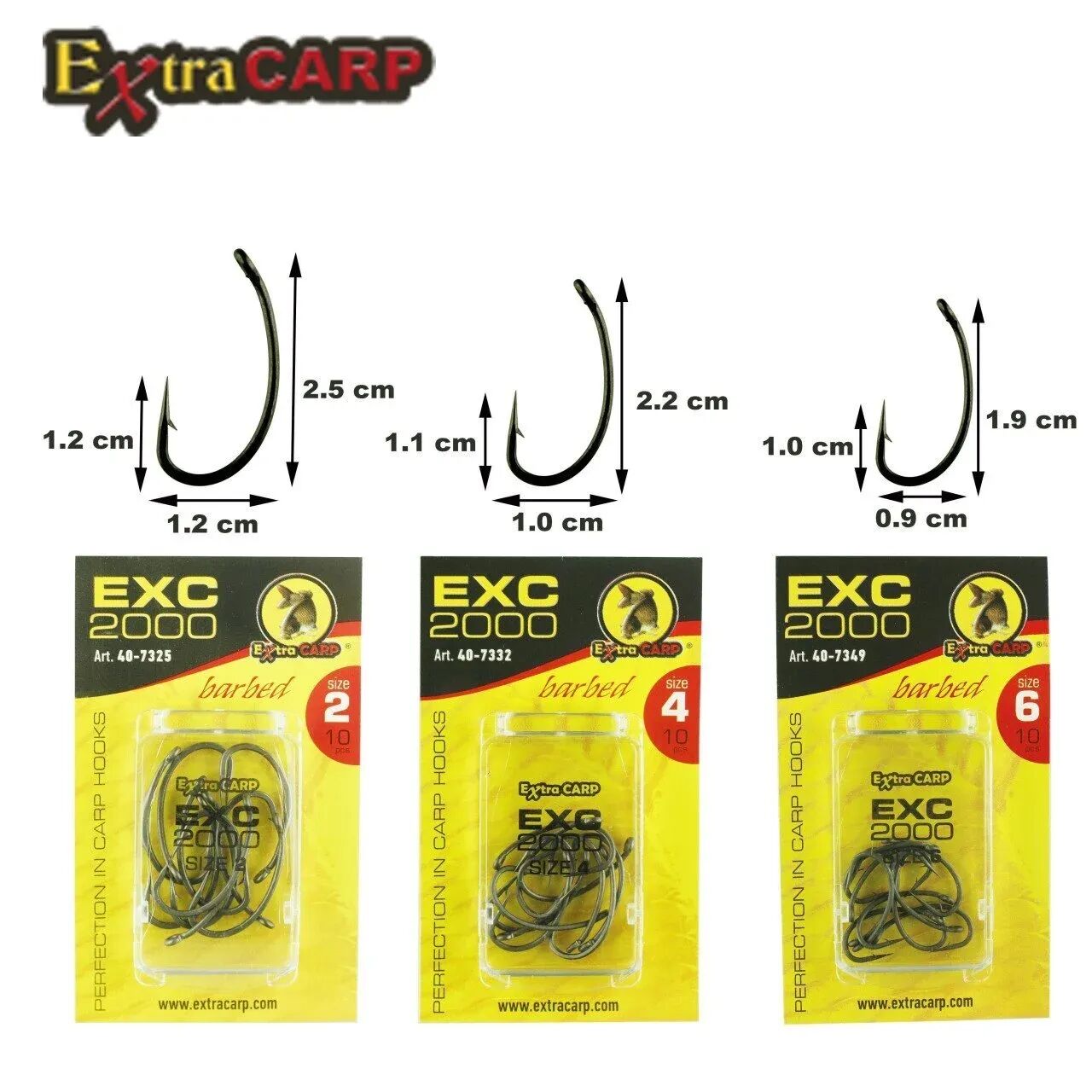 Extra Carp Hooks Exc 2000