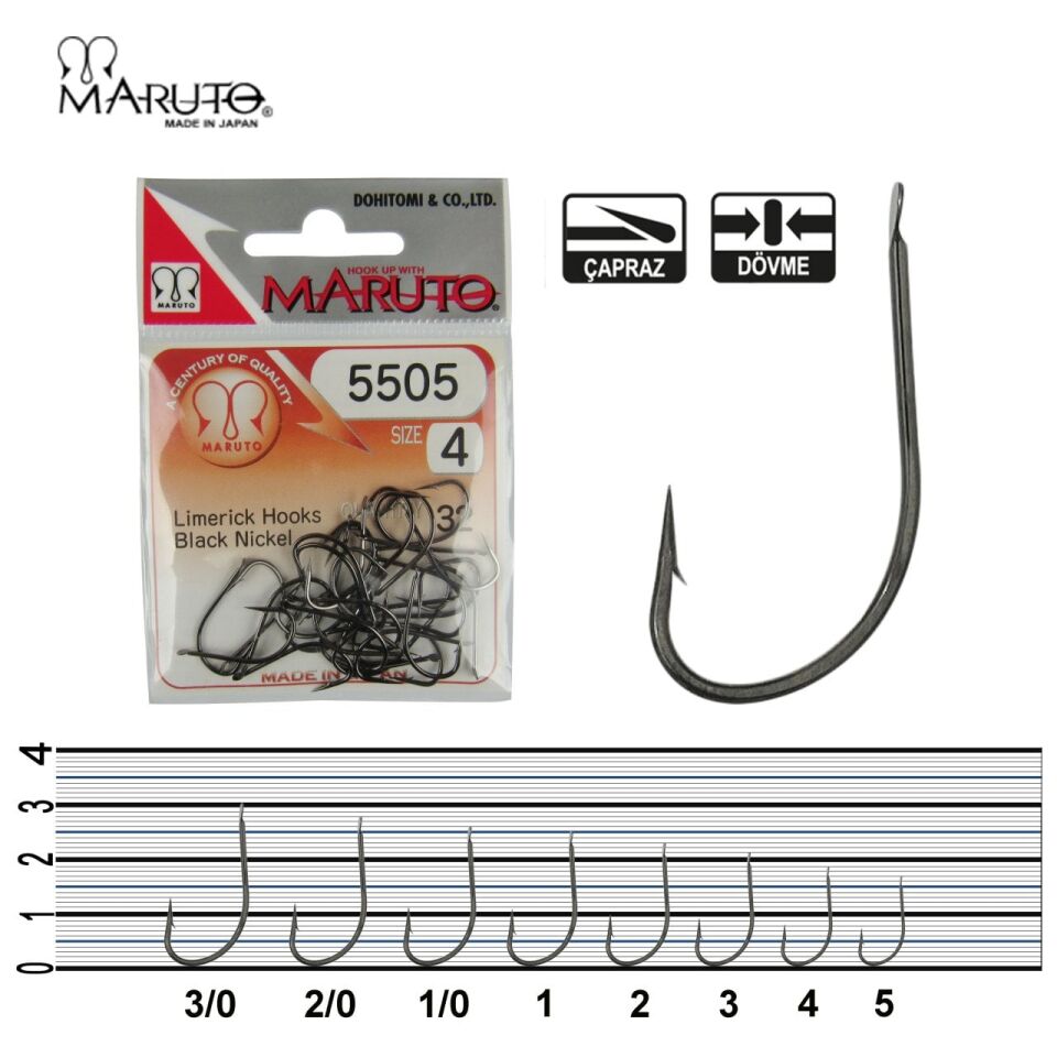 Maruto 5505 Black Nickel Olta İğnesi