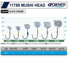 Cultiva 11788 Mushi Jig Head