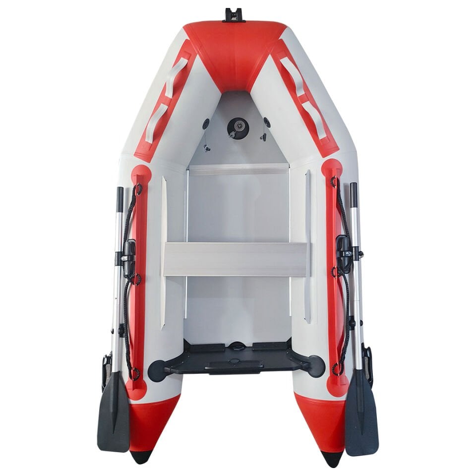 Remixon 2.30M*132cm 0.90mm Ahşap Taban Şişme Bot (Red Grey)