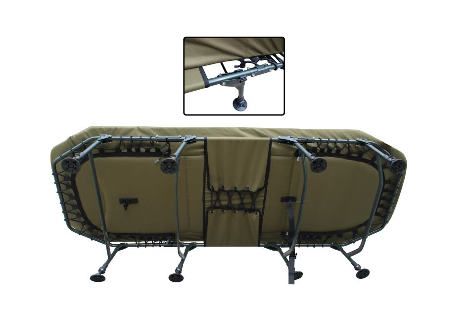 Bauer HYB046F Steel King Size Bedchair Flat 8 Ayak Kampet