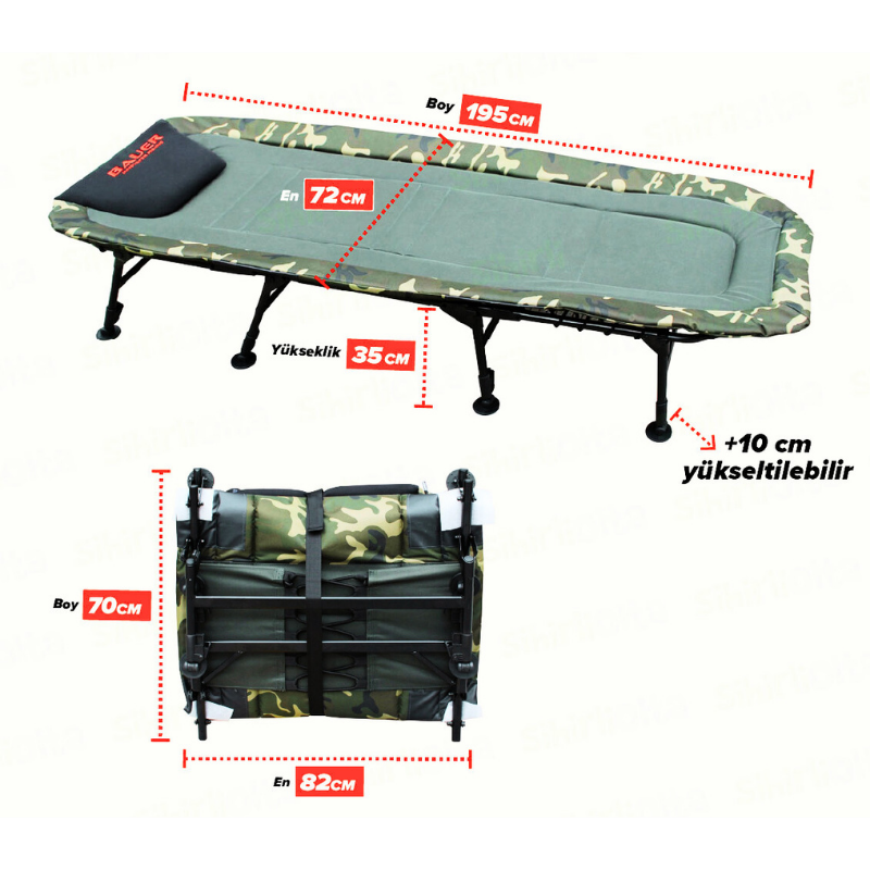 Bauer HYB059F-8L Flat Fleece 8 Ayak Kampet