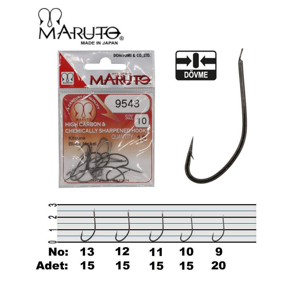 Maruto 9543 Black Nickel Olta İğnesi