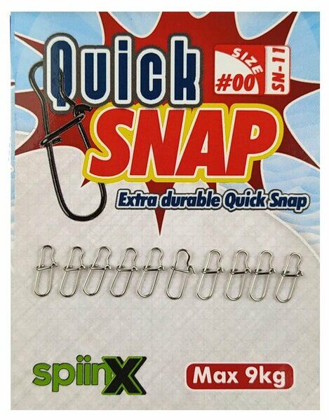 Spiinx Quick Snap Klips #000 Nikel