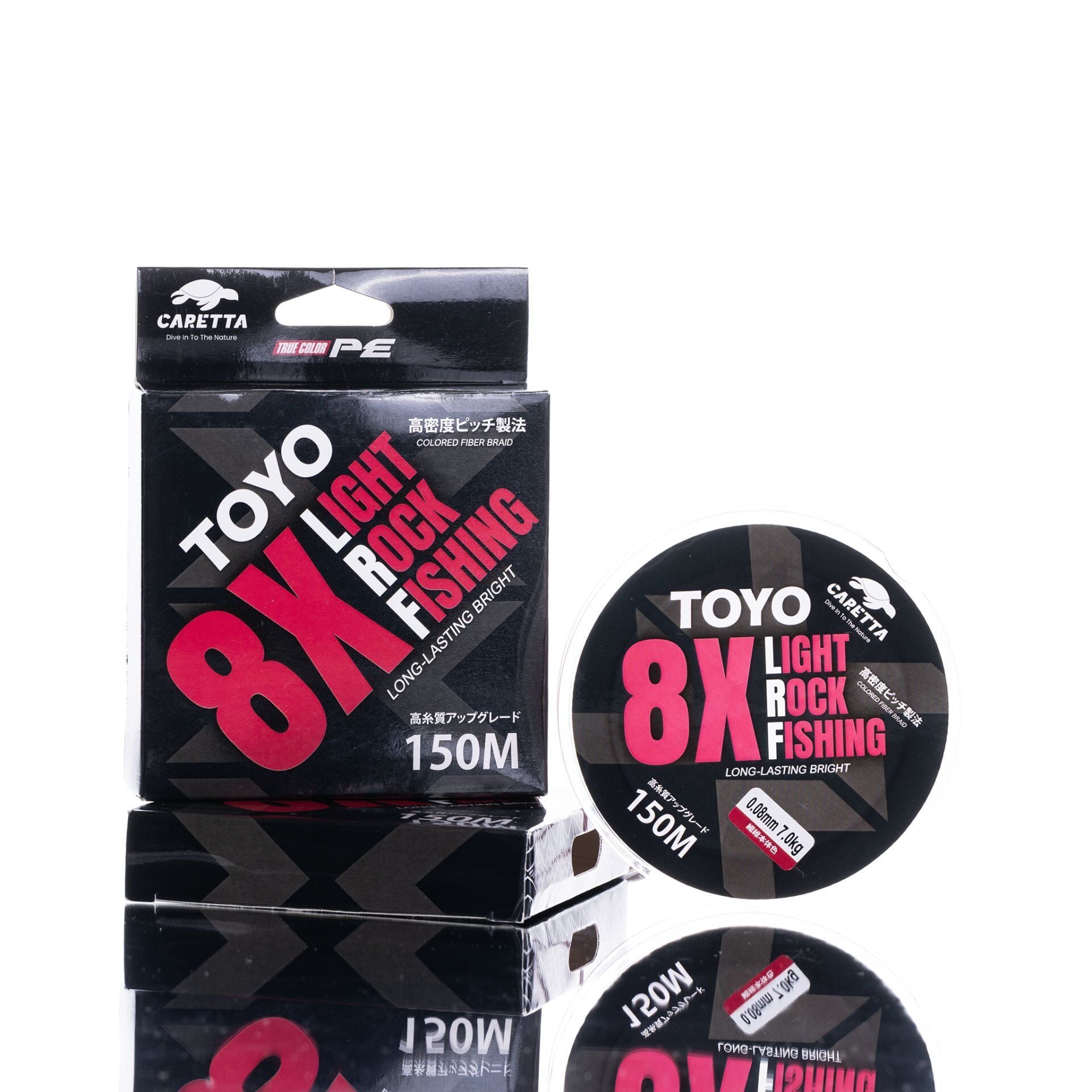 Caretta Toyo Red 8X Light Rock Fishing 150 mt İp Misina