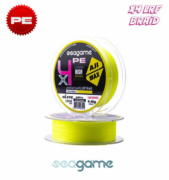 Seagame Aji Max X4 125M Fluo Yellow