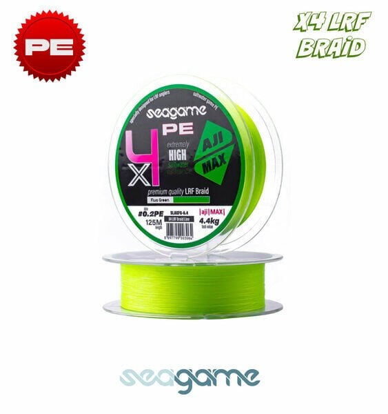 Seagame Aji Max X4 125M Fluo Green