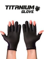 Fujin Pro Angler S24 Titanium Gloves Black Gold M/L