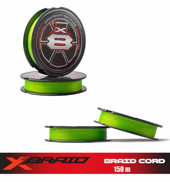 YGK X035 Braid Cord X8 150m Fluo Green