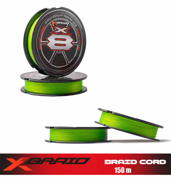 YGK X035 Braid Cord X8 150m Fluo Green
