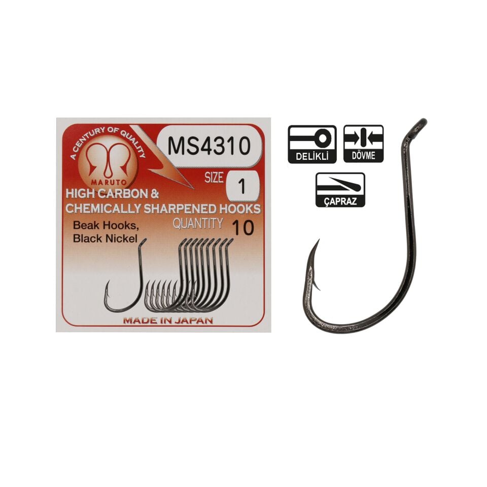 Maruto Ms4310 Black Nickel Olta İğnesi
