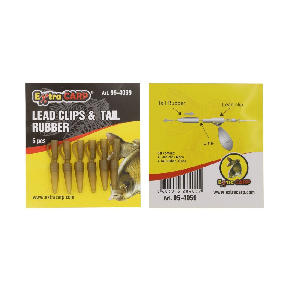 Extra Carp Lead Clips&Tail Rubber