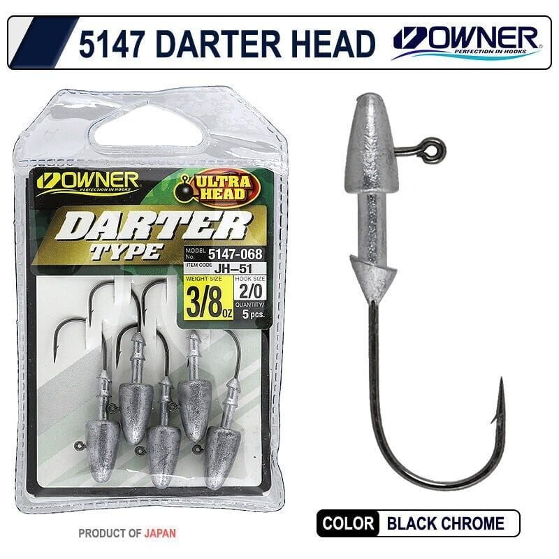 Owner 5147 Darter Head Type Jighead