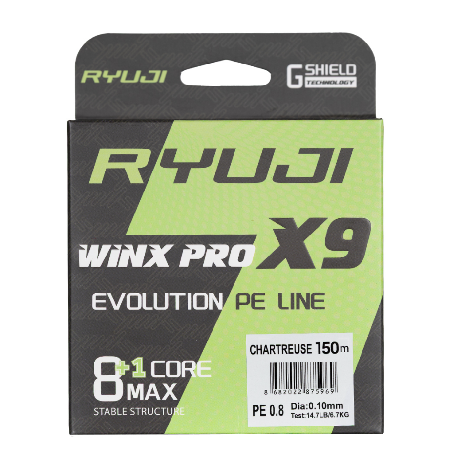 Ryuji Winx Pro X8+1 (X9) 150m Chartreuse İp Misina