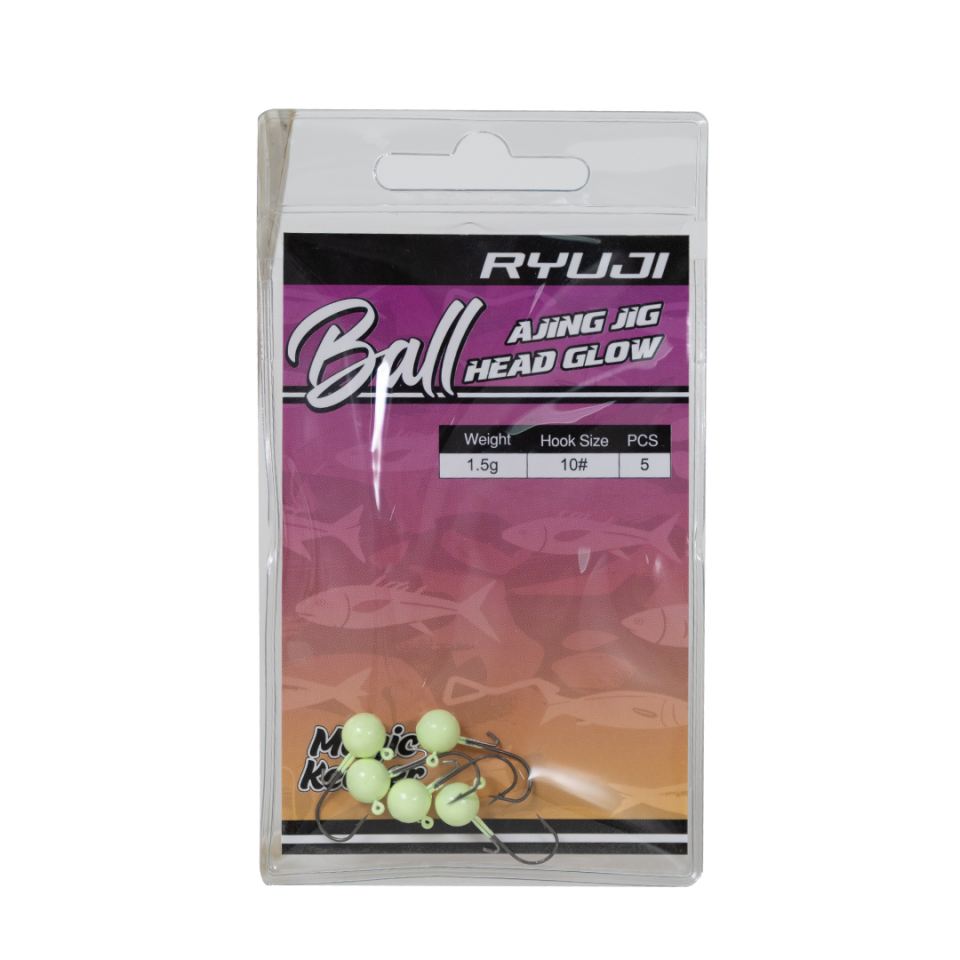 Ryuji Ball Ajing Glow İğne No 10 Jighead