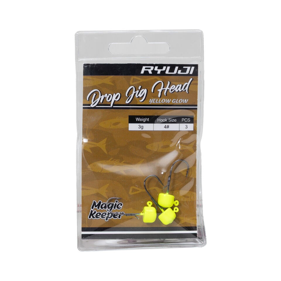 Ryuji Drop Yellow UV Jighead