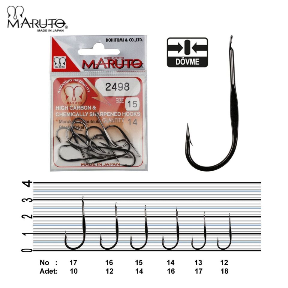 Maruto 2498 Black Nickel Olta İğnesi